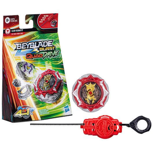 Beyblade Burst QuadDrive Glory Regnar R7 Starter Pack with Launcher, Kids 8+ Toy