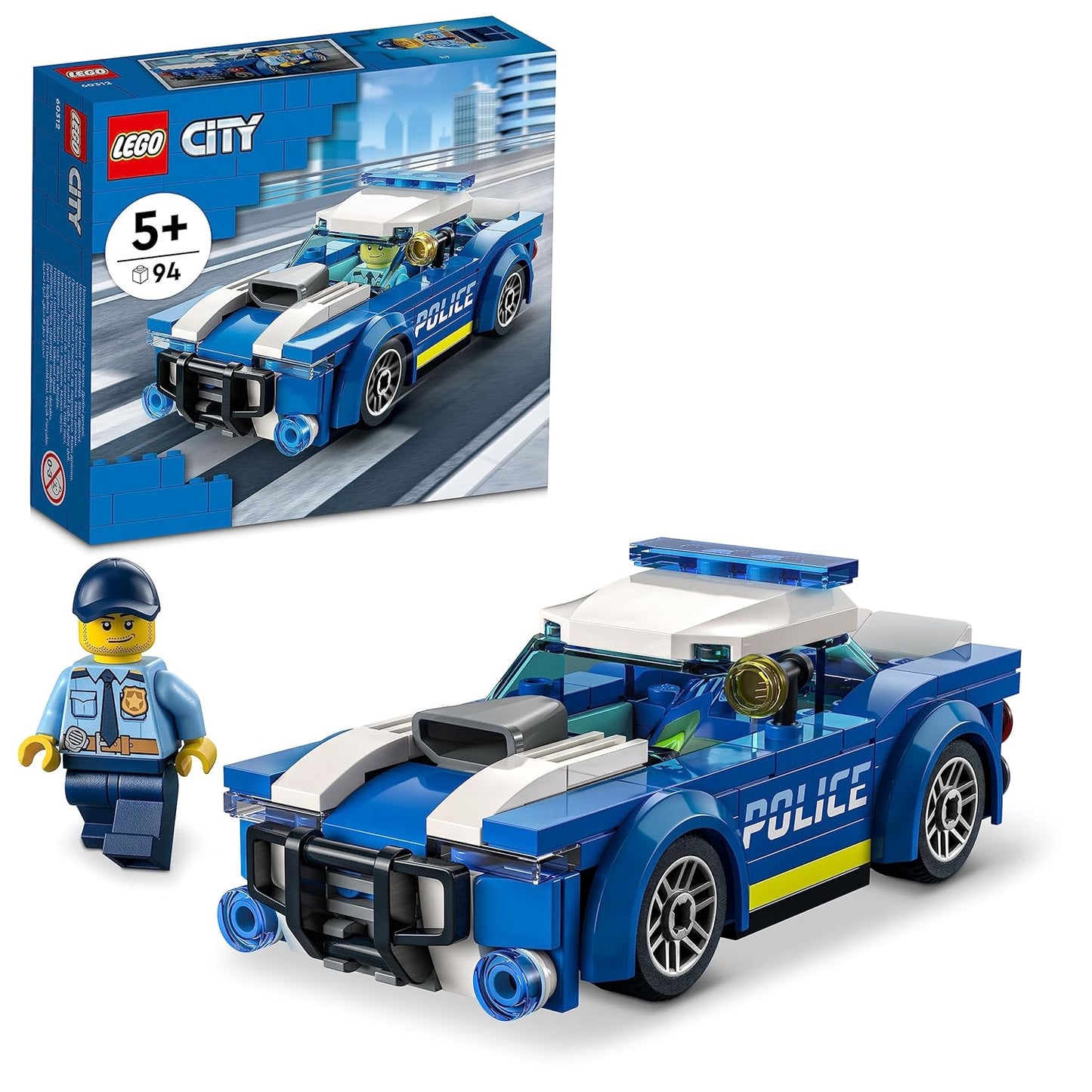 LEGO City Police Car 60312 (Box Condition Damaged, Product Fine)