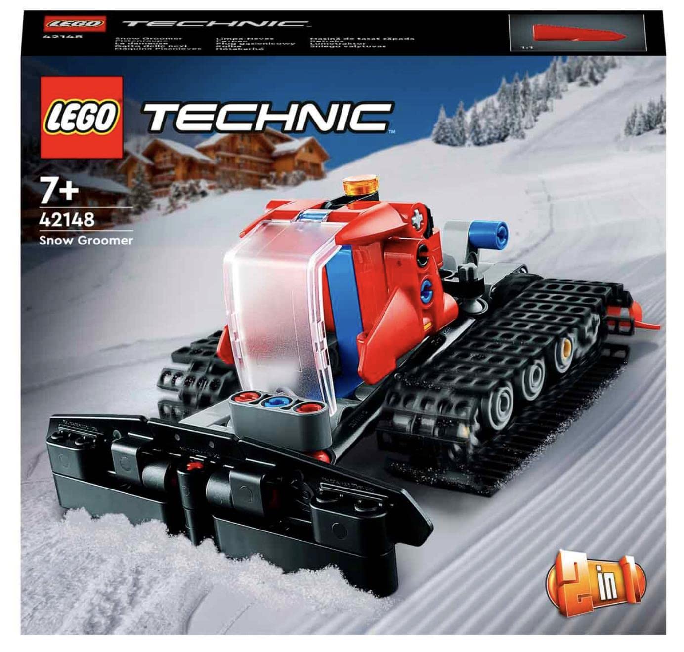 LEGO TECHNIC SNOW GROOMER BUILDING TOY SET 178 PIECES MULTICOLOUR 7Y+ 1.00 PACK   (Box Condition Damaged, Product Fine) iCraft by Eagle