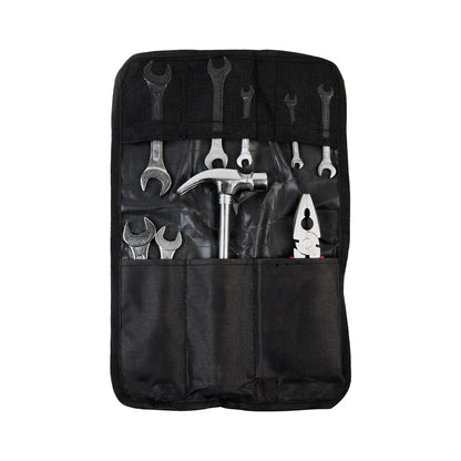 Spartan 8 Pc Hand Tool Set with Double Open End Spanners, Claw Hammer and Combination Plier for Household Repair Tasks