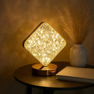 
                  
                    Lexton Triangular Pyramid Crystal Lamp | USB LED Table Light with 3 Mood Changing Colors | Stylish Design for Gifting & Home Lighting (Pack of 1)
                  
                