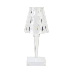 
                  
                    Lexton Diamond Shape Rechargeable Table Lamp | RGB Color Changing Light | Touch Control | Acrylic | Modern Style | Suitable for Bedroom, Office, Bar, Wedding (Pack of 1, White)
                  
                