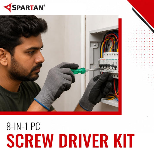 Versatile screwdriver kit with extension rod for DIY and maintenance tasks