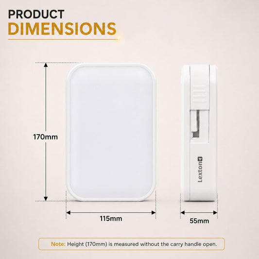 12W LED emergency light with 4000mAh battery