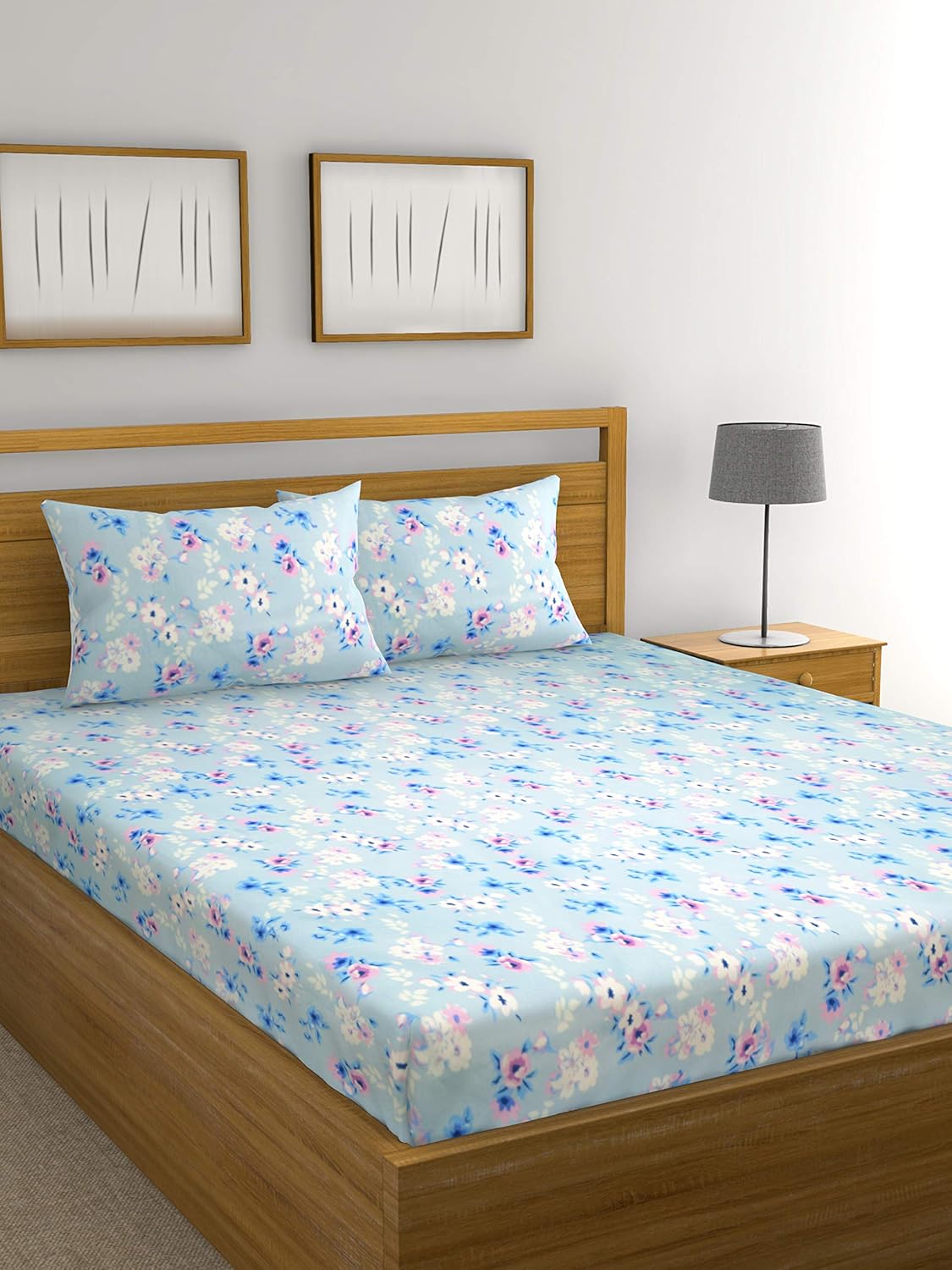 Raymond Home 340 GSM Cotton Towel Set – Bath & Hand Towels (011530-BF04)