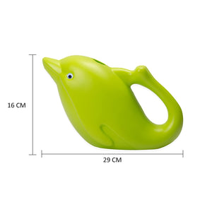 
                  
                    Klassic KLA-WC-1L Plastic Green Watering Can/Dolphin Shape Watering can for Plants/Garden/with Sprayer (1 Liters), Standard
                  
                