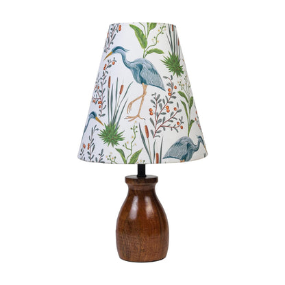 Lexton Wooden Bedside Table Lamp – 15 Inch Home & Office Decor