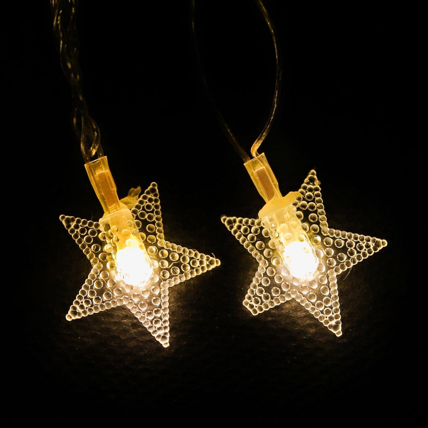 Lexton 14-Star LED Fairy String Light – 4m, Warm White, Plug-In