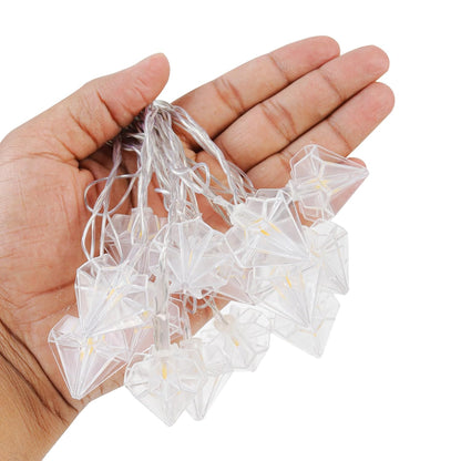 Lexton 14 Diamond LED Fairy Lights  Warm White