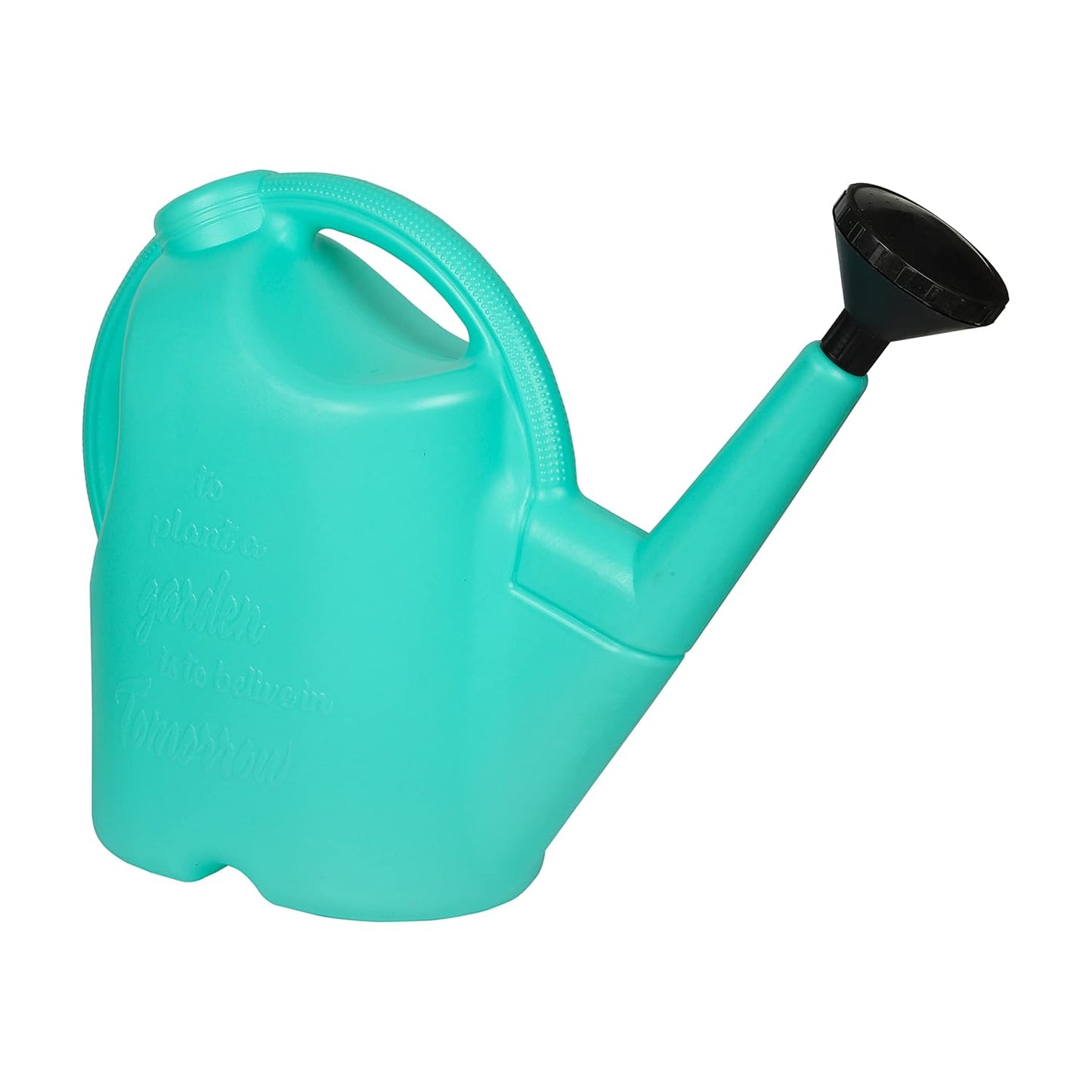 Klassic 10L Plastic Watering Can – Indoor & Outdoor Plants, Long Spout (Teal Green)