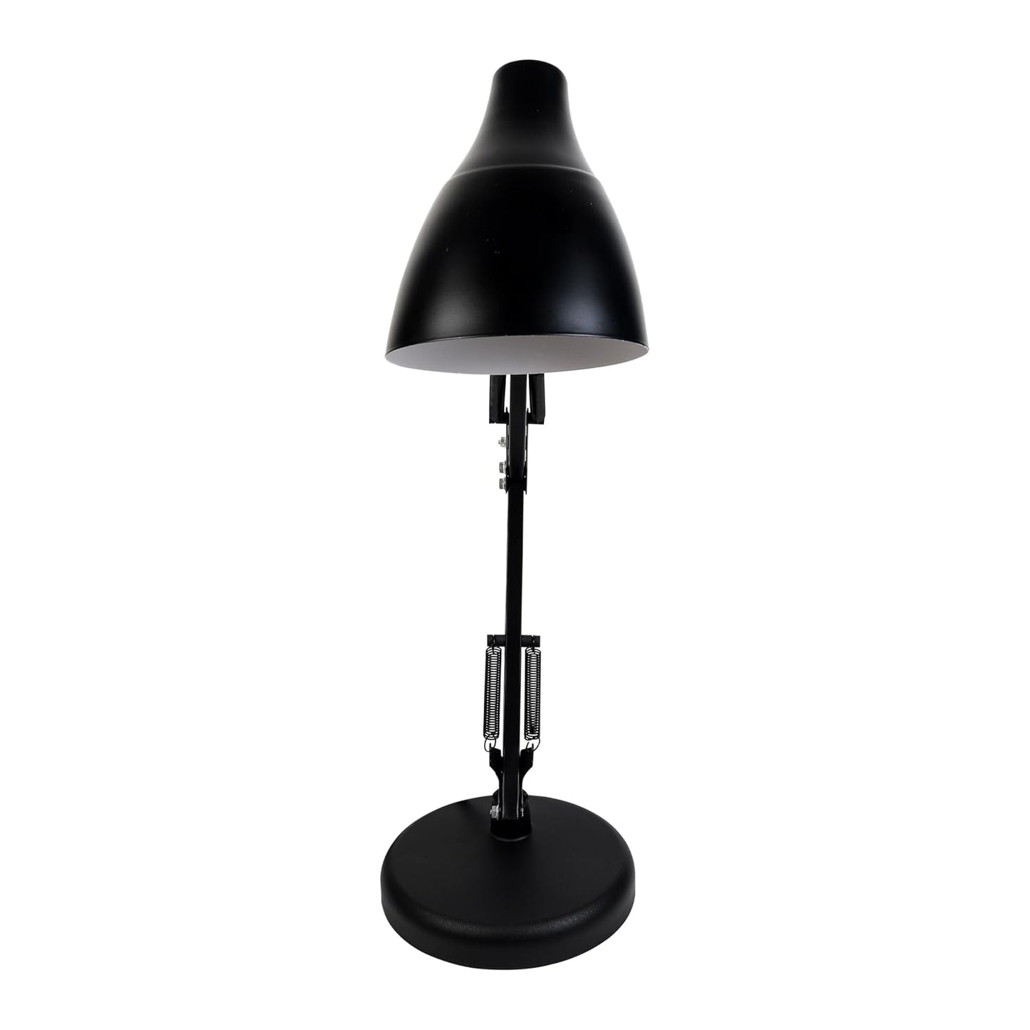 Lexton Black Desk Lamp | Portable Bedside & Study Light, Bulb Not Included
