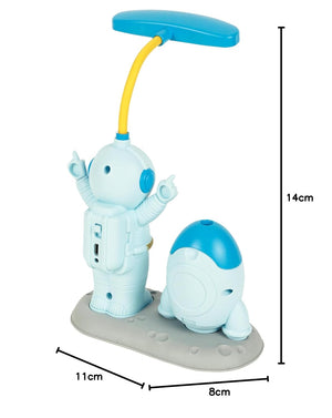 
                  
                    Lexton LED Study Table Lamp Astronaut Shaped for Kids | 180 Degree Adjustable Desk Lamps for Study Room |USB Warm Light LED Children Study Table Lamp | (Light Blue,Pack of 1)
                  
                