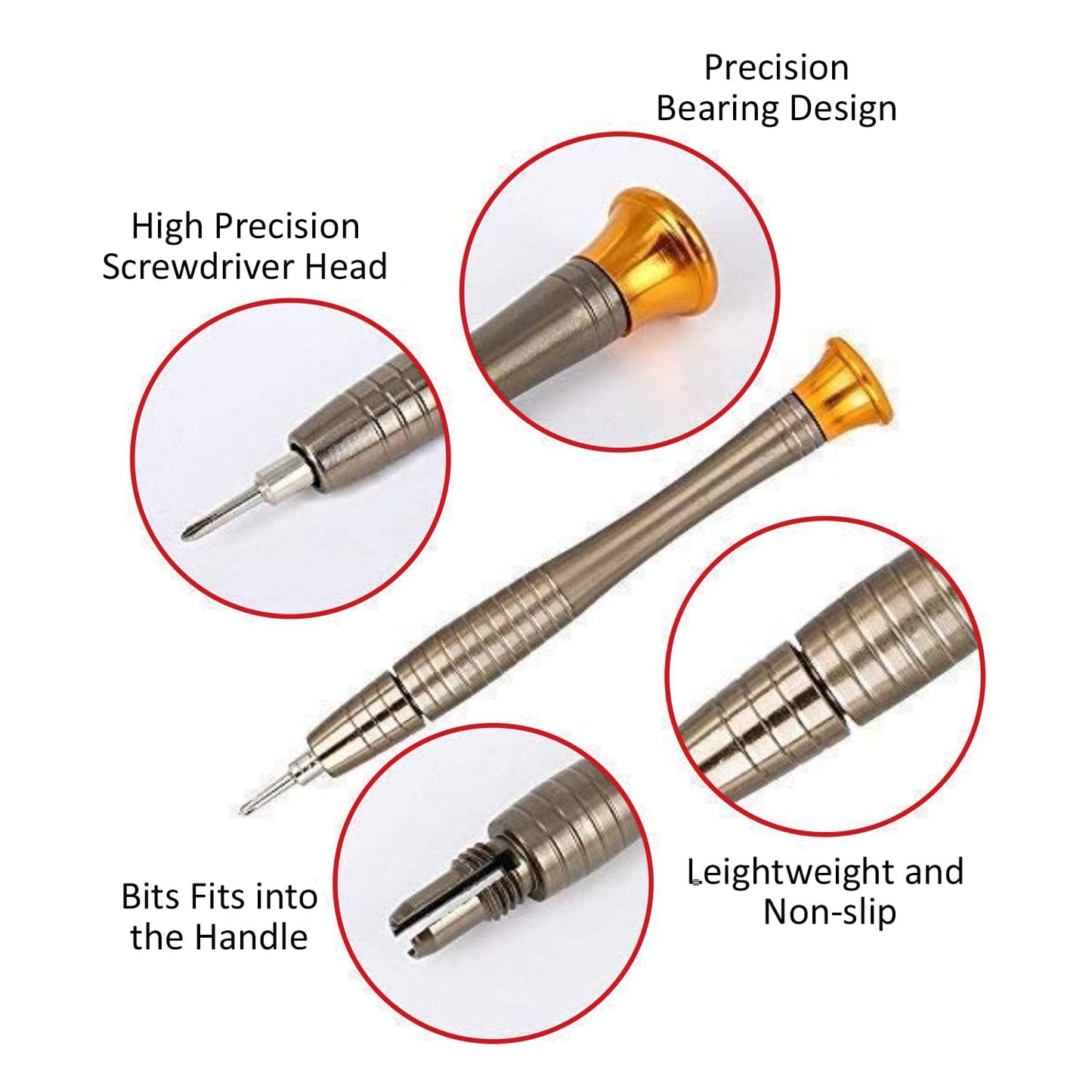 Spartan 27-in-1 Precision Screwdriver Set with Leather Case