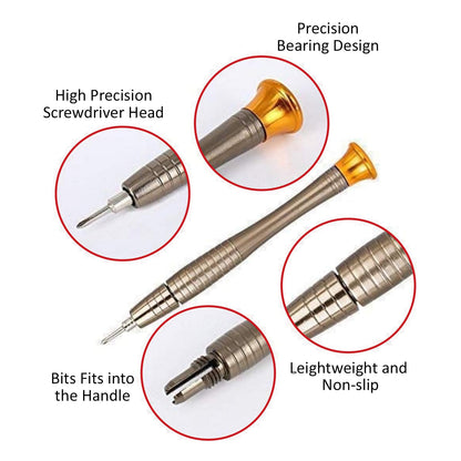 Spartan 27-in-1 Precision Screwdriver Set with Leather Case