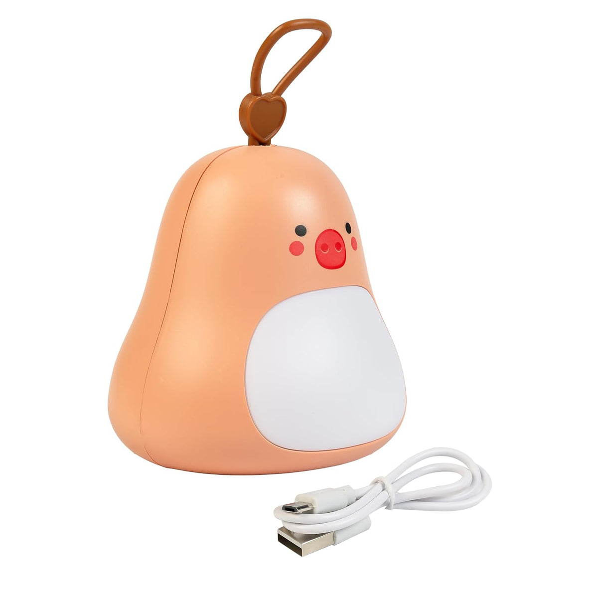 Lexton 6-Inch Warm Baby Light – Portable USB Rechargeable Kids Night Lamp with 3 Brightness Levels