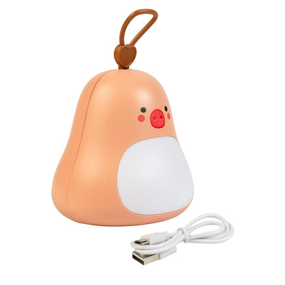 Lexton 6-Inch Warm Baby Light – Portable USB Rechargeable Kids Night Lamp with 3 Brightness Levels