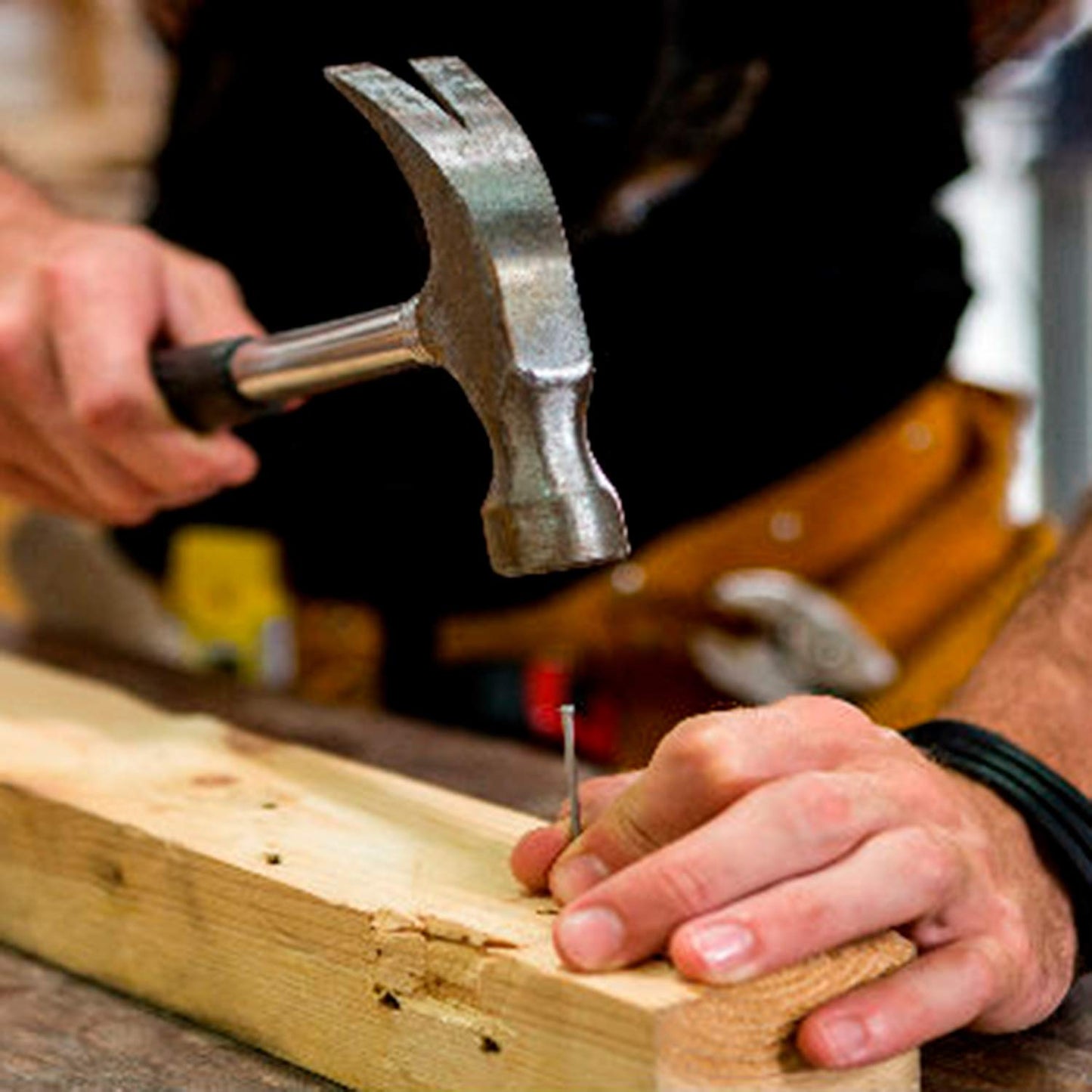 Spartan Curved Claw Hammer  Rubber Handle, DIY & Professional Use