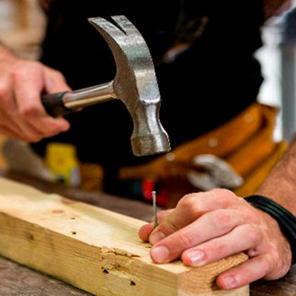 Spartan Curved Claw Hammer  Rubber Handle, DIY & Professional Use