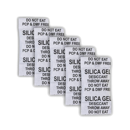 Spartan Silica Gel - 5 Gram Desiccant Pouch of 80 pcs Pack (5gm/80 Packets) | Silica Gel Pouches for Moisture Absorbers for Room, Packaging of Shoes, Jewelry, Leather, Clothes or Electronics, Cars