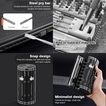 Spartan 128-in-1 Precision Screwdriver Set for Phone, Laptop & Computer Repair