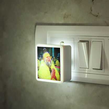 Lexton Shri Premanand Ji Maharaj Night LED lamp for home and mandir.