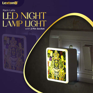 
                  
                    Lexton Ram Lalla Fancy LED Night Lamp Light with 2 Pin Socket | 0.5 Watt, 230V Lamp for Spiritual Ambiance, Home Decoration | (Warm White, Pack of 1)
                  
                