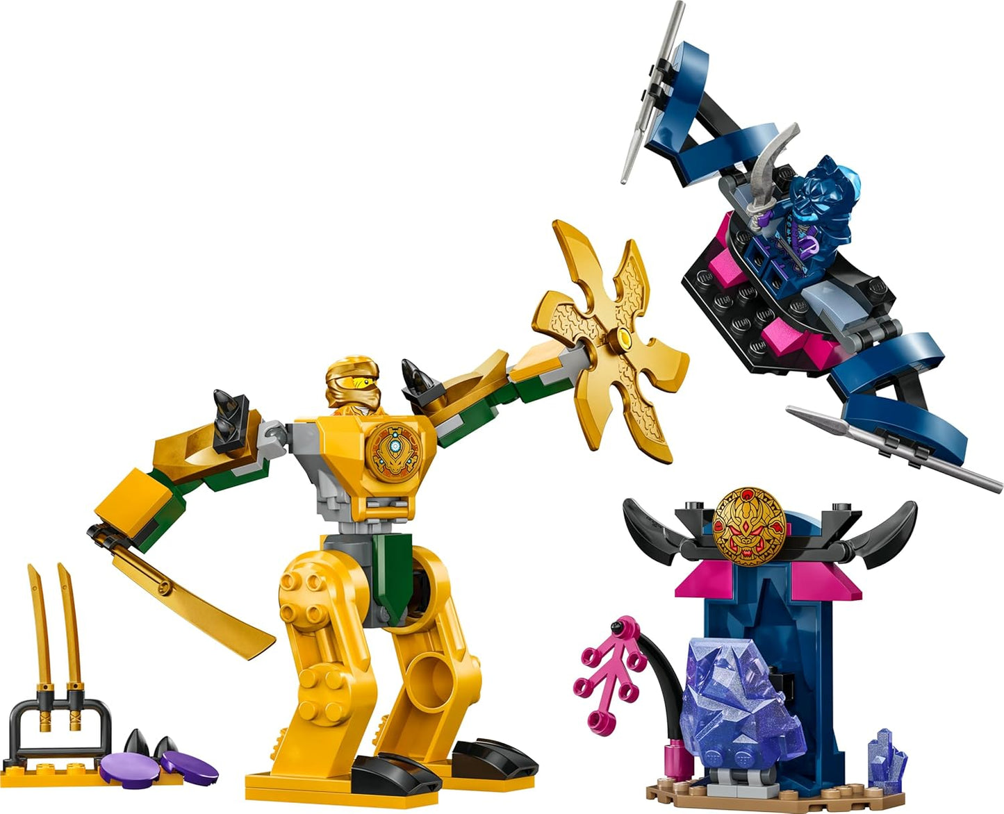 LEGO NINJAGO Battle Mech for exciting ninja adventures (Box Condition Damaged, Product Fine)