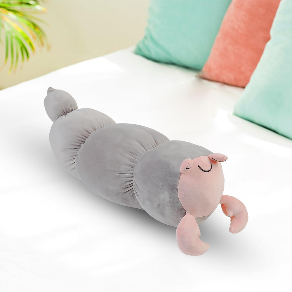 
                  
                    HANKLEY 55cm Adorable Soft Stuff Crab Plush Toy Gift for Birthday, Kids Adults, Hugable Cuddly and Realistic Soft Animal Toy, (Grey Pack of 1)
                  
                