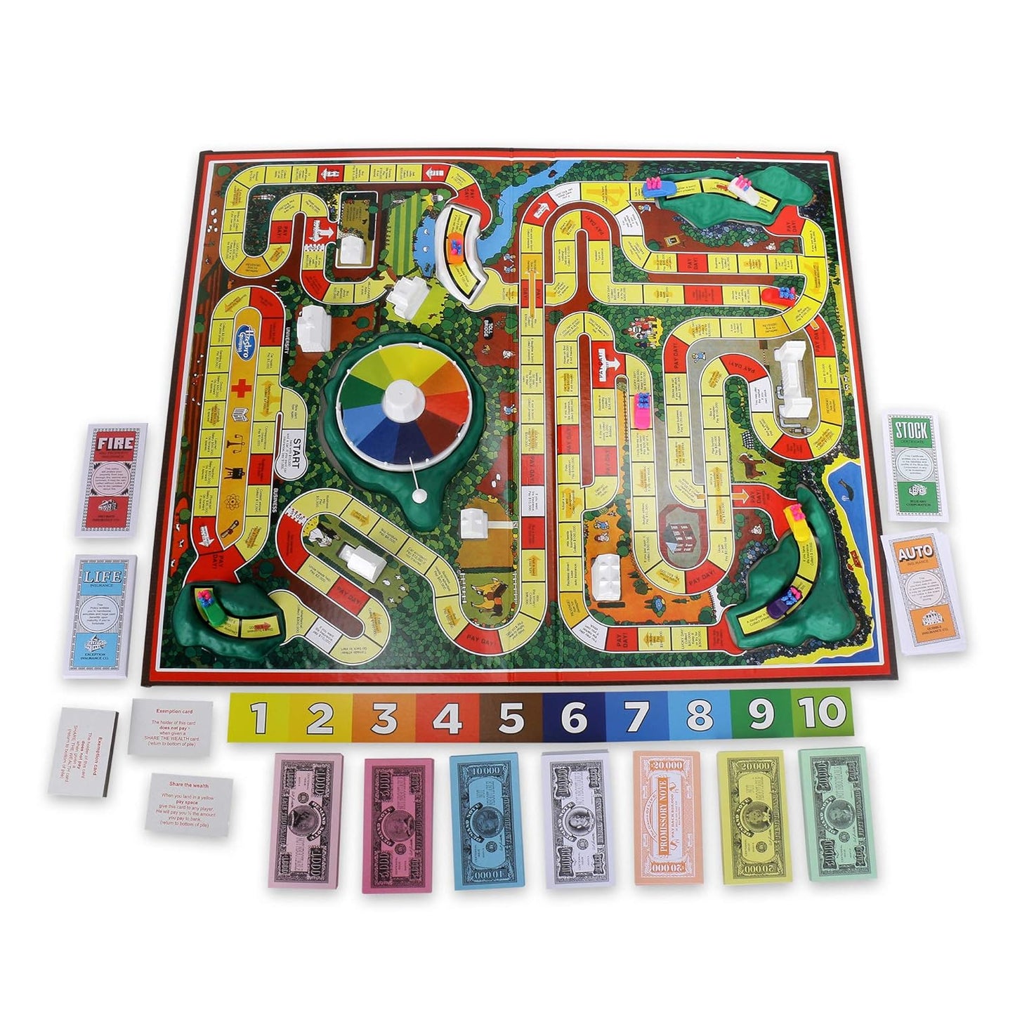 Hasbro Gaming - The Game of Life, perfect for families and kids aged 9+.