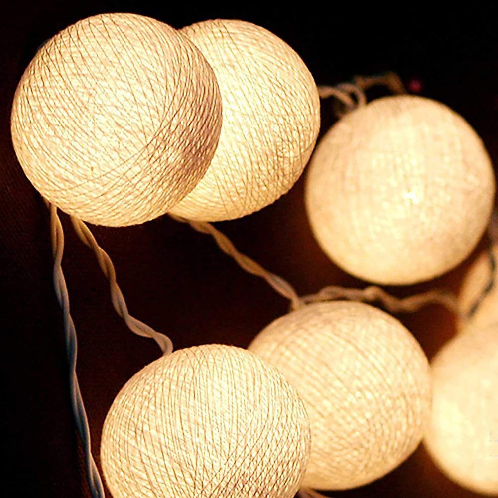 
                  
                    Lexton Thai Decorative Rattan Balls |16 Balls | Warm White |for Festivals, Diwali, Chritmas, New Year,Party Light, Navratri Lights
                  
                