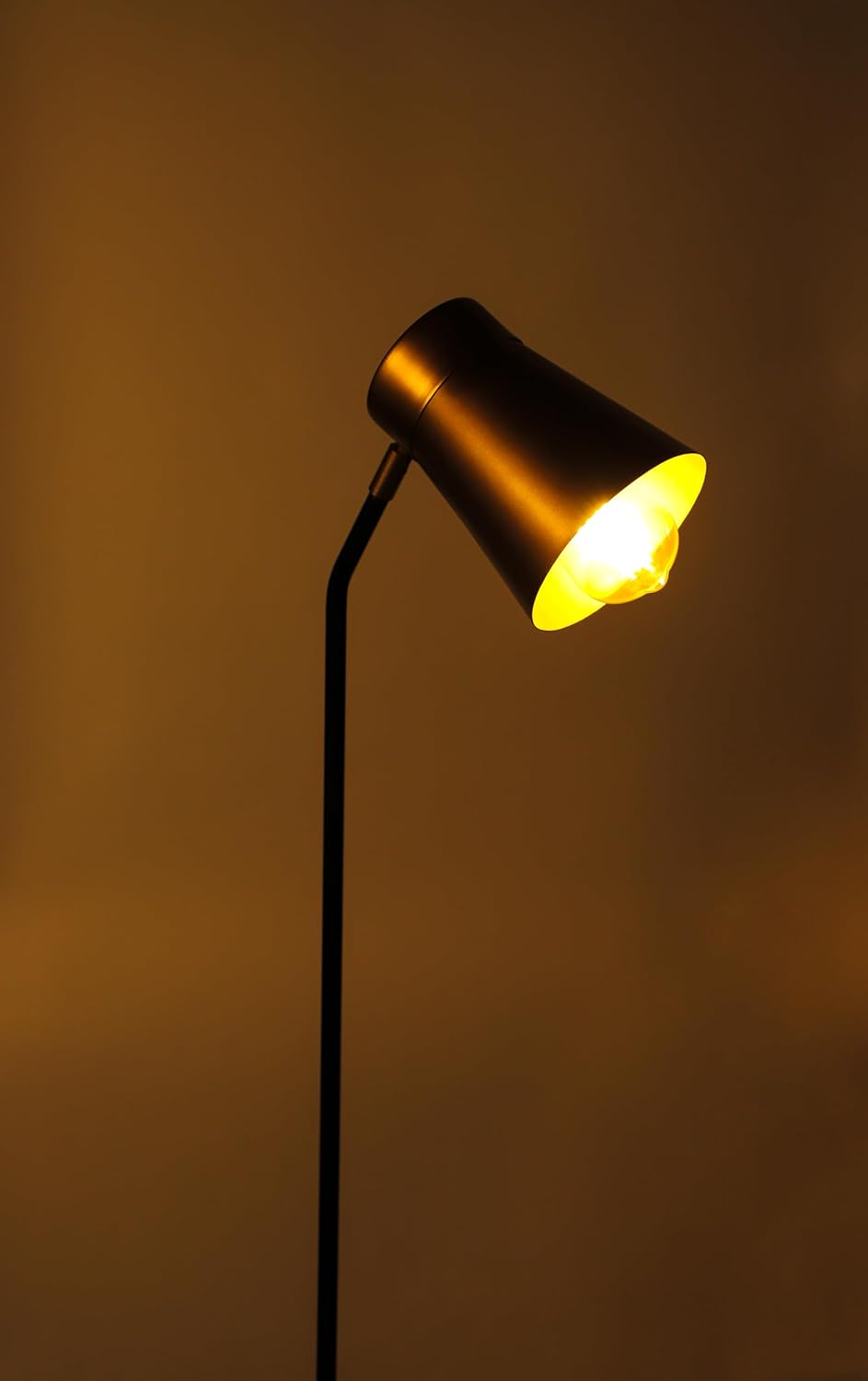 Lexton DIY Vintage Floor Lamp | Black Metal Standing Lamp with E27 Base (Bulb Not Included)**