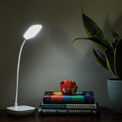Lexton Rechargeable LED Table Lamp | Touch Control | 3 Color Modes | USB-C | White
