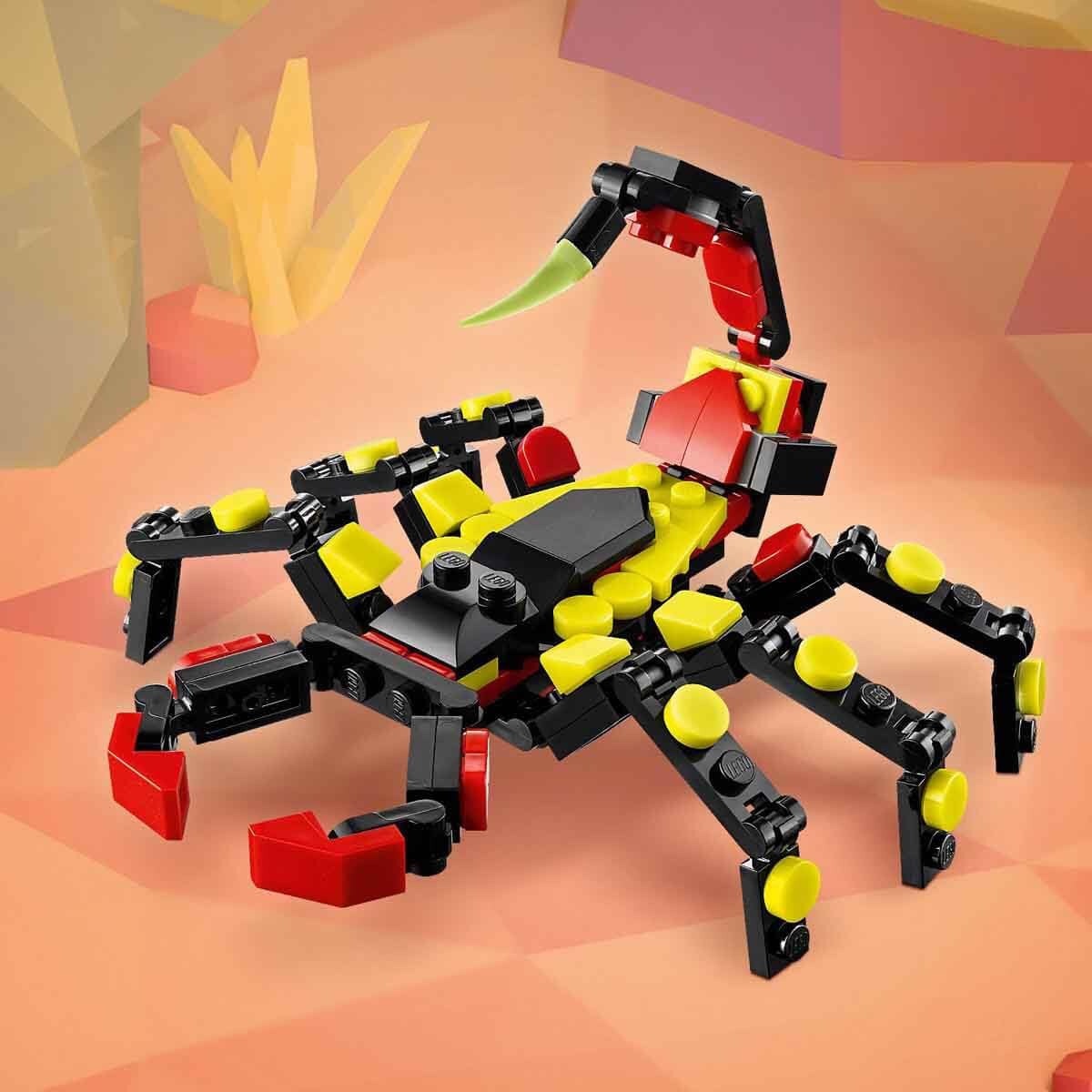 LEGO Creator 3in1 Wild Animals Surprising Spider Toy Set for Kids 7+ 31159