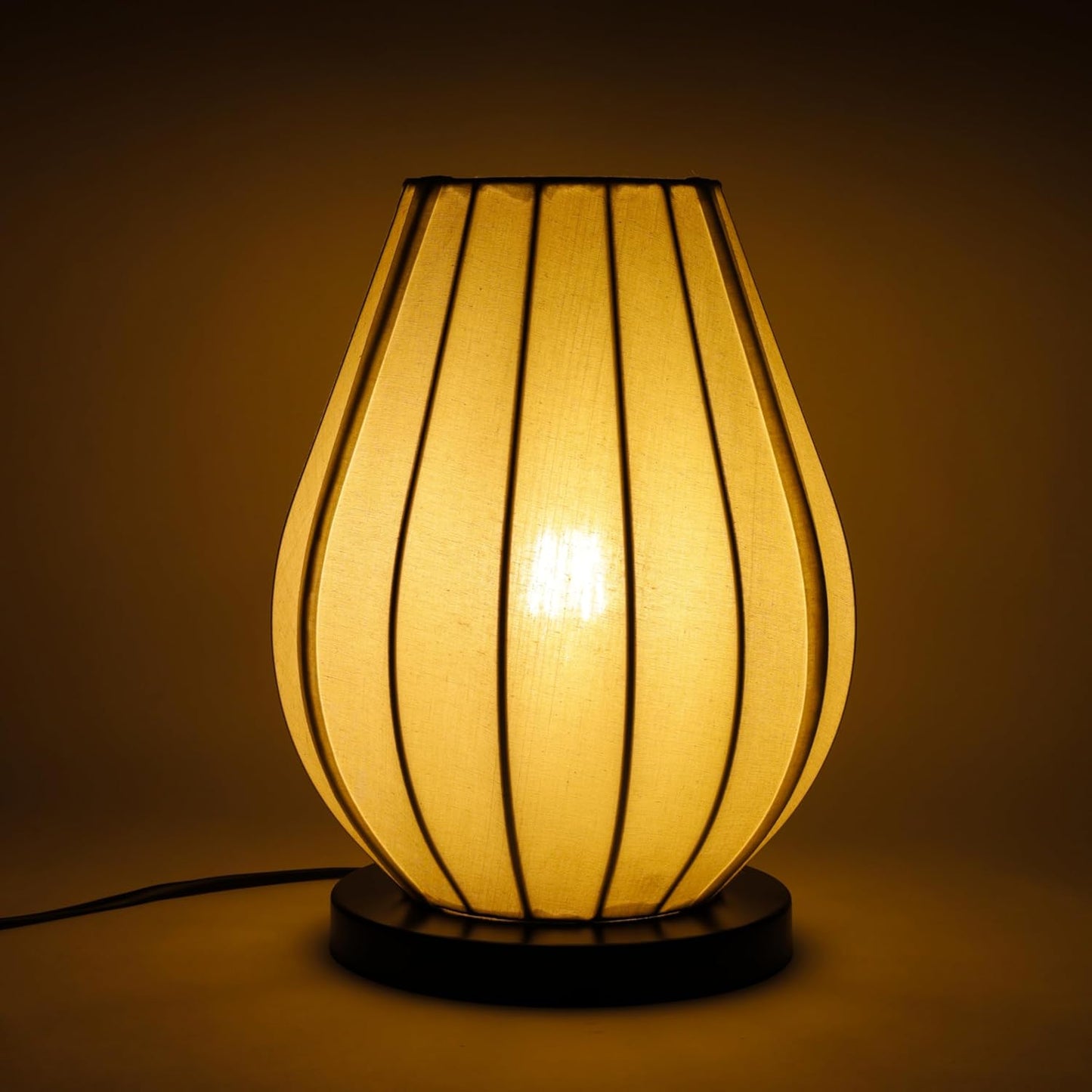 Lexton 10.5 Inch Bedside Table Lamp with Fabric Shade