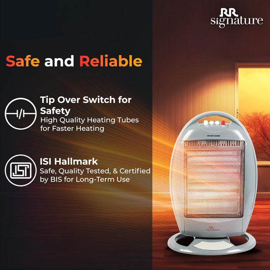 RR Signature HL-315 Halogen Room Heater 1200W
