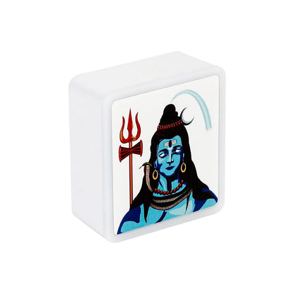 Lexton Shiv Ji Fancy LED Night Lamp with 2 Pin Socket for Spiritual Ambiance, 0.5 Watt, 230v (Warm White, Pack of 1)