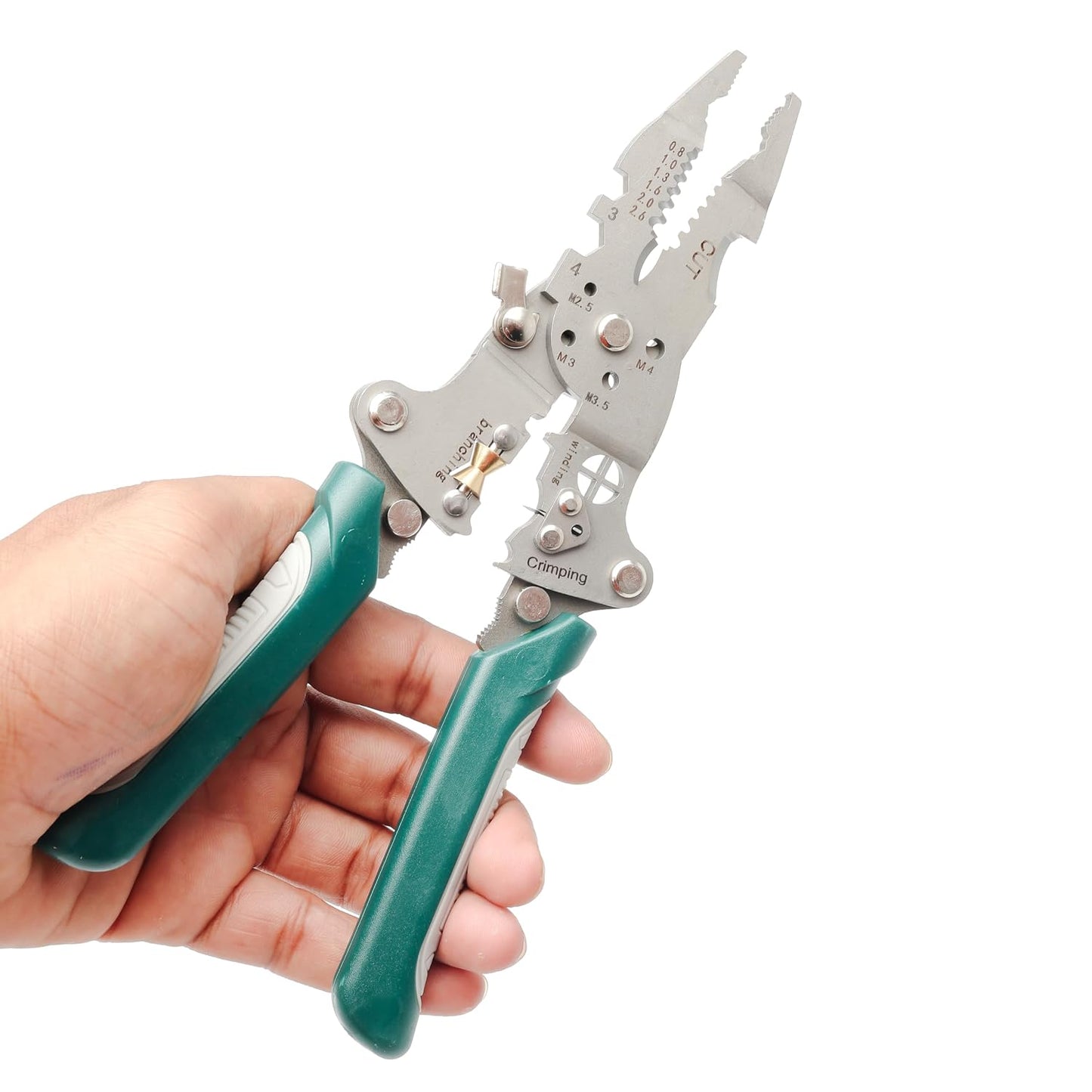 Spartan All-in-1 Stainless Steel Wire Stripper, Cutter & Crimper Tool