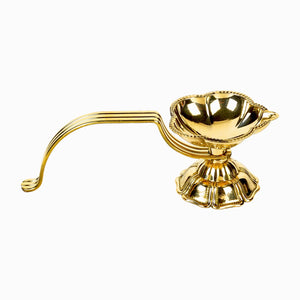 
                  
                    Klassic Home Decore Large Brass Aarti Diya | 5 cm Hight, Hiqh-Quality Brass, Long Handle, Pooja Lamp | Best for Pooja Purposes, Diwali Festival Temple Decoration (Pack of 1, Gold)
                  
                