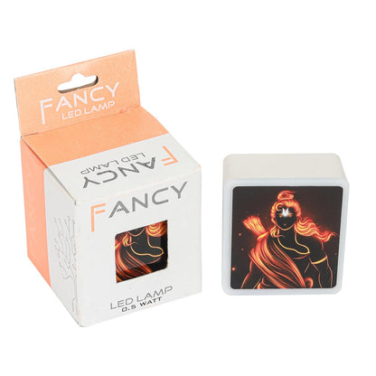 Lexton Jai Shri Ram LED Night Lamp – Warm White, 0.5W, Spiritual Ambiance
