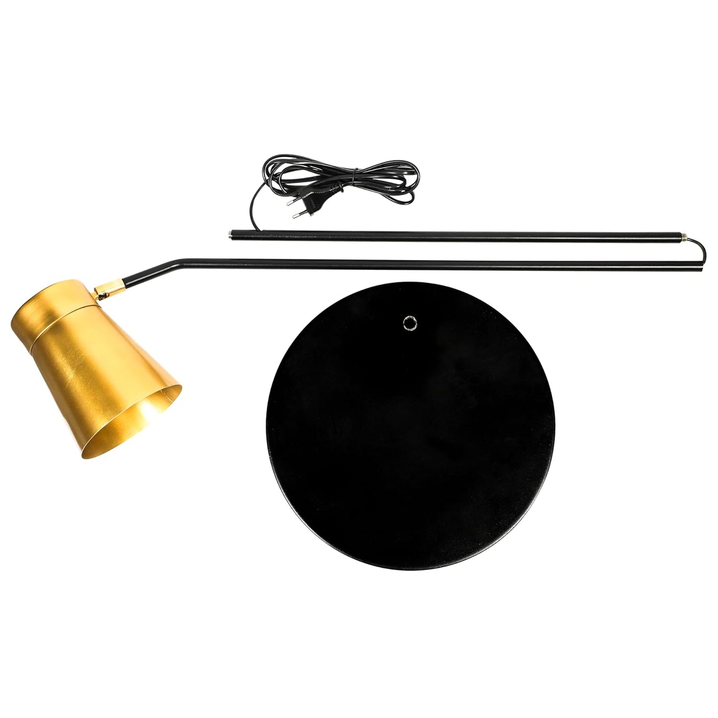 Lexton DIY Vintage Floor Lamp | Black Metal Standing Lamp with E27 Base (Bulb Not Included)**