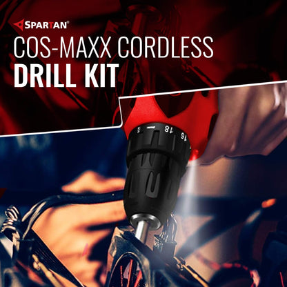 Spartan Cordless Drill 12V, LED & Keyless Chuck