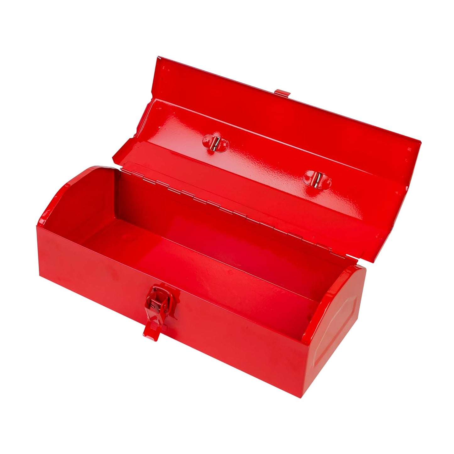 Spartan Metal Tool Box with Handle | Heavy Duty Red Toolbox