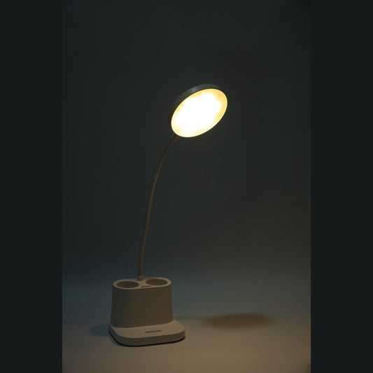 Lexton Touch Control LED Desk Light | 16-Inch | Pen Stand | 3 Light Modes (White)