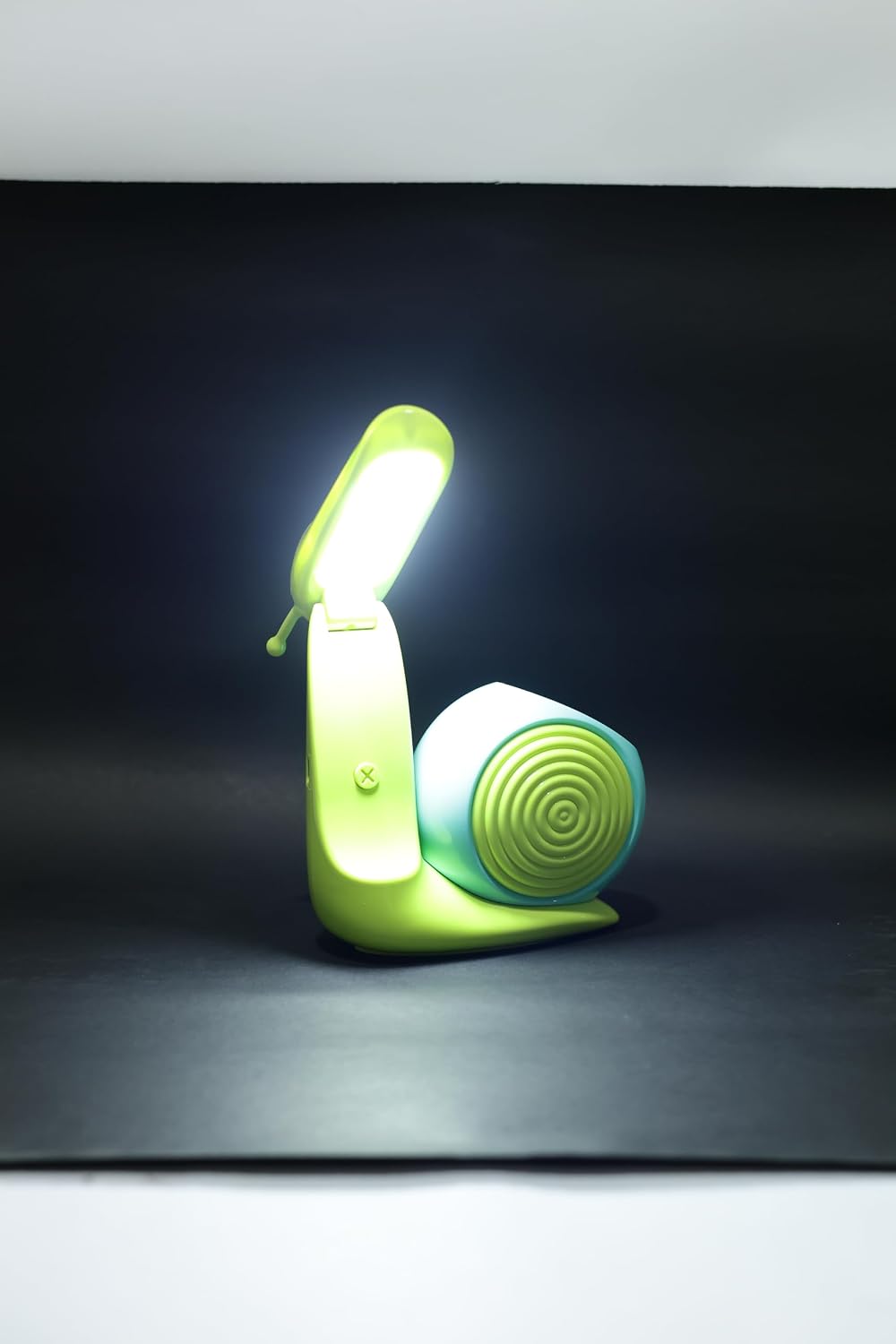 Lexton 8.5-Inch Snail Folding LED Table Lamp with Pen Holder | USB Rechargeable Kids Study Desk Lamp