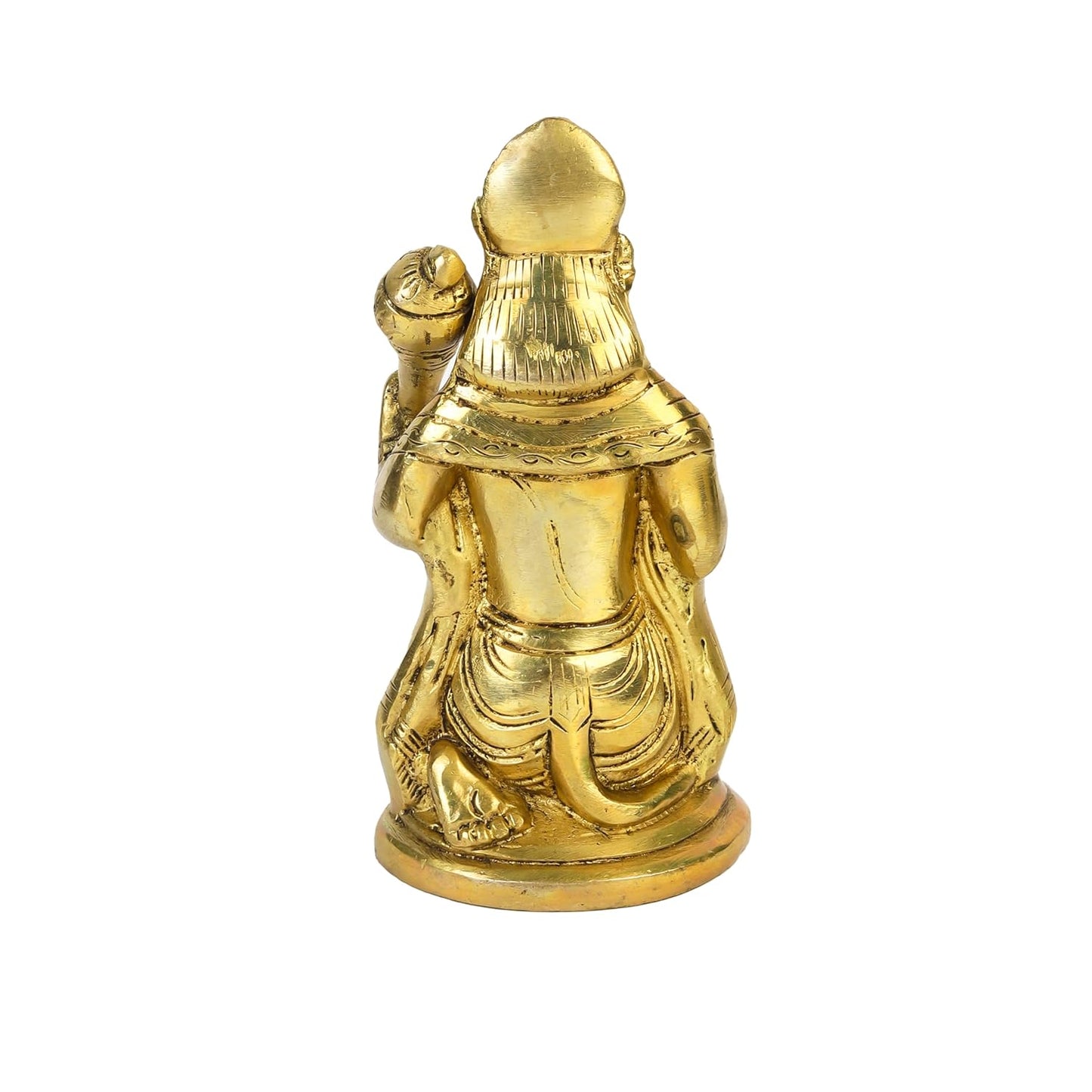 Klassic Brass Sitting Lord Hanuman Idol 6 Inch