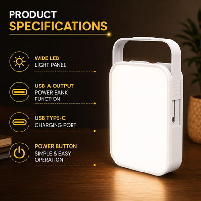 3-mode rechargeable LED emergency lantern