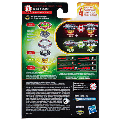 Beyblade Burst QuadDrive Glory Regnar R7 Starter Pack with Launcher, Kids 8+ Toy