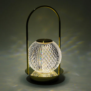 
                  
                    Lexton Crystal Diamond Shape Table Lamp with Touch Control LED Light | Adjustable Brightness, USB Charging, Portable, Night Desk Lamp for Bedroom, Living Room, Study, Decoration,GIF | (Pack of 1)
                  
                