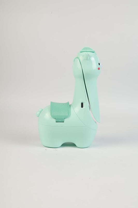Lexton 10.5-Inch Alpaca Folding LED Table Lamp | Rechargeable Kids Study Lamp with Pen Holder