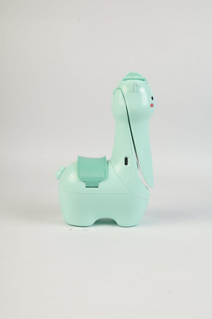 Lexton 10.5-Inch Alpaca Folding LED Table Lamp | Rechargeable Kids Study Lamp with Pen Holder